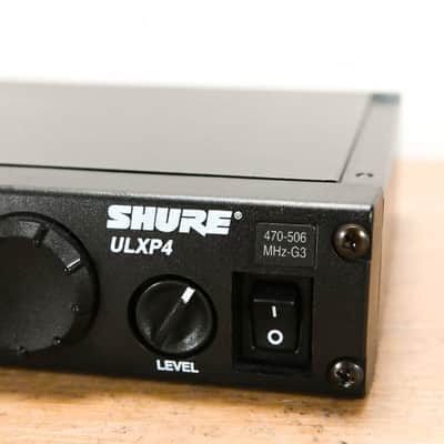 Shure ULXP4 Wireless Receiver - G3 Band: 470-506 MHz (NO POWER SUPPLY) CG013F3 image 4