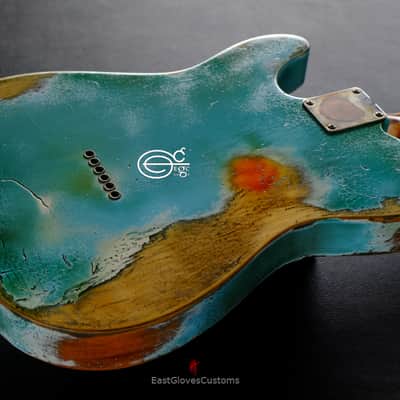 Fender Telecaster Daphne Blue Heavy Aged Relic image 5