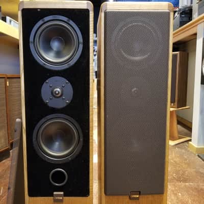 Canton Ergo 70 Floor-Standing Speakers - Oak Finish image 2