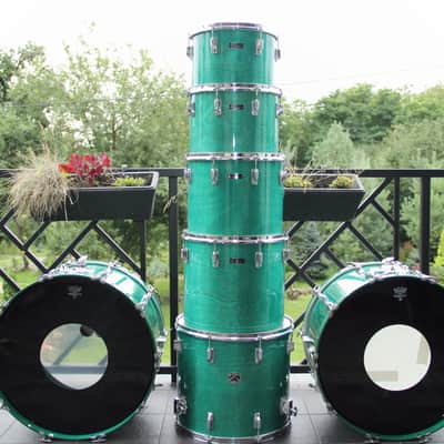 RARE Tama Superstar Double Bass 24 Drum Kit Huge image 1