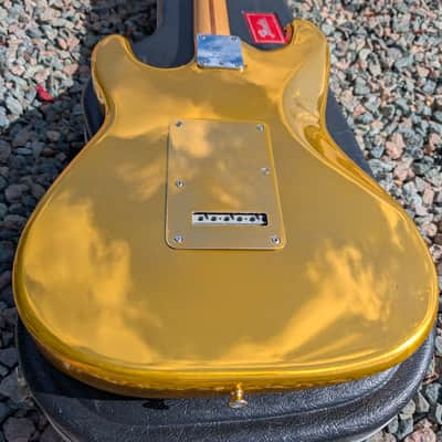 1993 Fender Stratocaster 40th Anniversary Aluminum Anodized Gold Body Limited Edition RARE! image 19