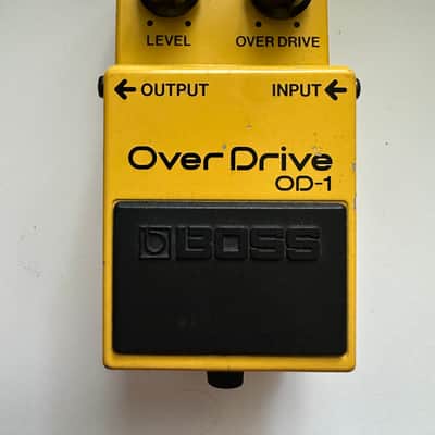 Boss OD-1 Over Drive (Black Label) 1977 - 1985 - Yellow image 1