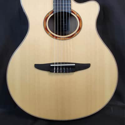 Yamaha NTX3 All Solid Cutaway Acoustic-Electric Nylon String Guitar, MIJ, W/Case image 1