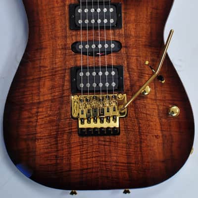 Schecter CET Koa Top USA Custom Shop Electric Guitar Tobacco Burst image 2