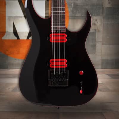 Schecter Sunset-6 ET Red Dawn Electric Guitar - Gloss Black (3892) image 14