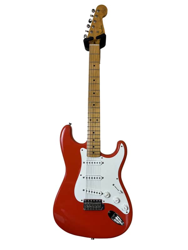 Fender MIJ Hank Marvin Stratocaster 1997 - Vintage Fiesta Red