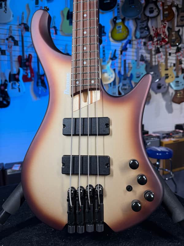 Ibanez Bass Workshop EHB600 Electric Bass Guitar - Charred Champagne Burst Matte, Free Plek! 505 image 1