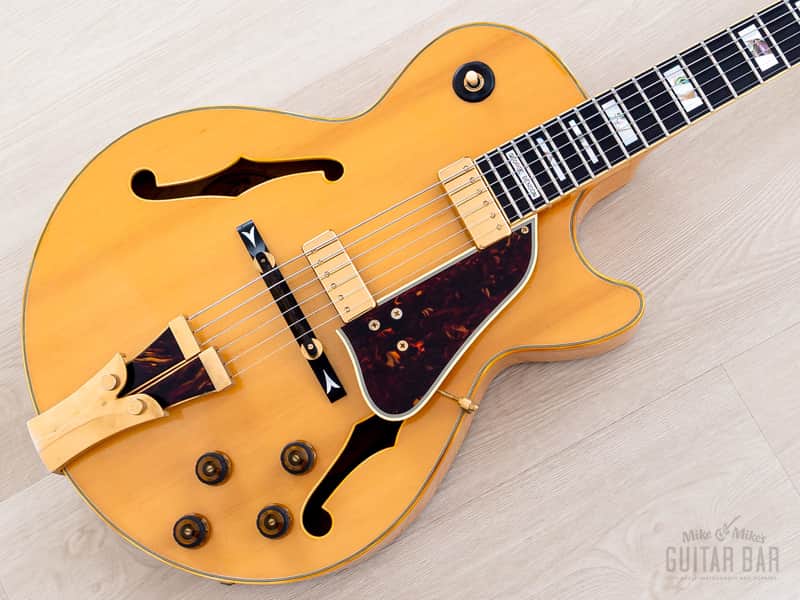 1980 Ibanez George Benson Signature GB10 Archtop Electric Guitar Natural Near-Mint, Japan Fujigen image 1
