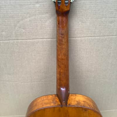 Unknown Vintage antique acoustic guitar solid wood image 17