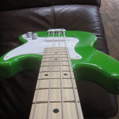 Fender Squier Sonic Bronco Electric Bass 4-String - Lime Green image 7