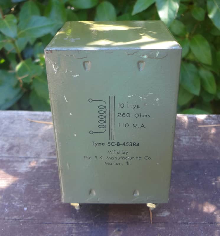 R.K. Manufacturing Military Potted Filter Choke 10 Hy, 260 ohm image 1