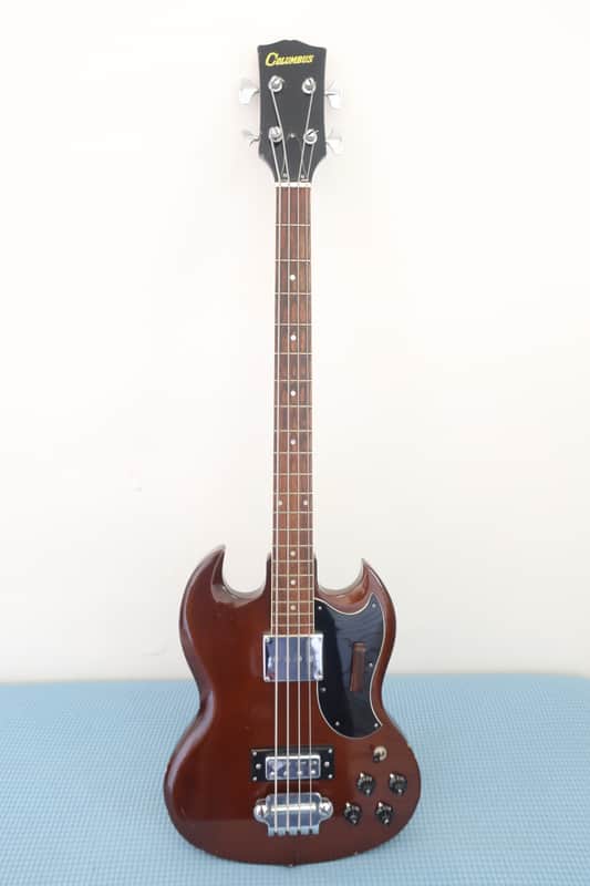 Vintage 1970s Columbus Ibanez Lawsuit EB-3 SG MIJ Electric Bass Guitar Hi Quality image 1