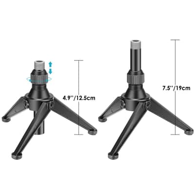 Mini Desktop Microphone Tripod Stand (Mic Stand) image 3