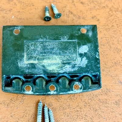 1980's Ibanez Accu-Cast BII Bass Guitar Bridge from RB-850 Roadstar II Black image 5