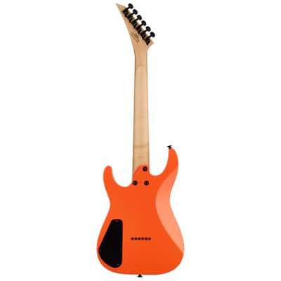 Jackson JS Series Dinky Minion JS1X, Amaranth Fingerboard, Safety Orange image 2