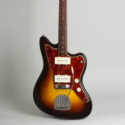 Fender Jazzmaster Solid Body Electric Guitar (1960), ser. #41163, original brown tolex hard shell case. image 1