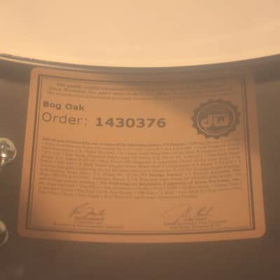 DW Collector's Series 8x14 Black Nickel Over Brass Snare Drum - New! image 7