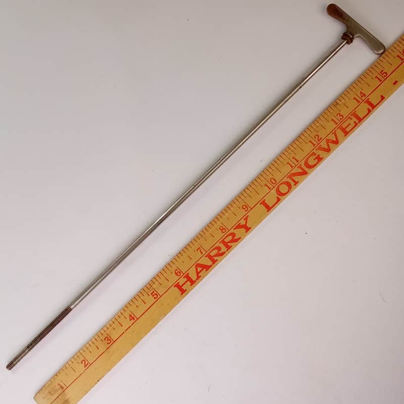 Leedy Spartan 15 1/8"Flat-Head 1+Bass-Drum Single-Tension T-Rod Nickel 12-24 30s image 1