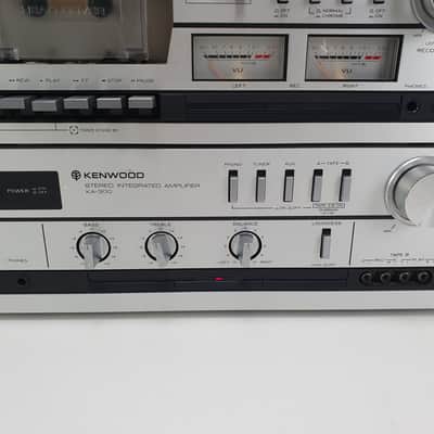 Kenwood KA-300 Amplifier - KX-400 Cassette deck - KT-400 Tuner - Nice Serviced set image 5