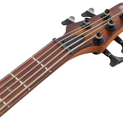 Ibanez SR Standard 5 String Electric Bass Left Handed - Mahogany Brown Burst Low Gloss (SR505ALMHL) image 4