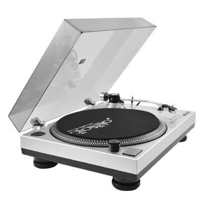 Omnitronic BD-1380 Belt-Drive USB DJ Turntable (silver) image 7