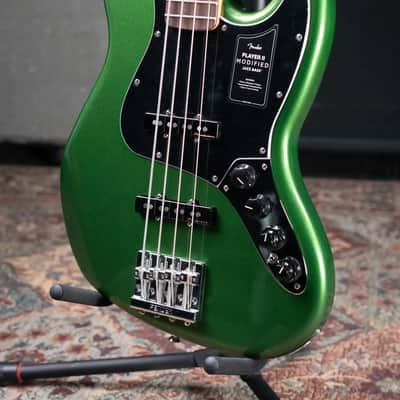 Fender Player II Modified Active Jazz Bass - Harvest Green Metallic with Gig Bag image 4