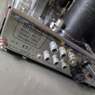 Iconic McIntosh MX110 Preamp/Tuner 1968-1971 - Oiled Walnut image 19