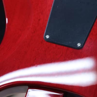 PRS SE Custom 24-08 Charcoal Cherry Burst Flame Maple Top Electric Guitar w/Bag image 16