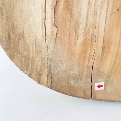 Raw Materiel Electric Bass Guitar Mahogany Body, Burl Wood Top image 3