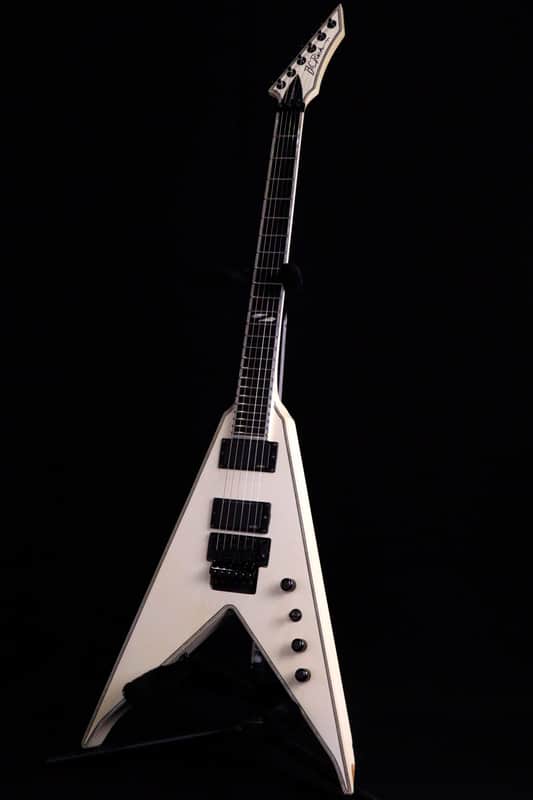 B.C.Rich NJ Deluxe Jr. V Pearl White [SN N08130806] [06/18] | Reverb