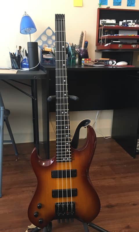 Kiesel Left-Handed Vader 4 (VB4) 2017 Translucent honeyburst (THY) image 1
