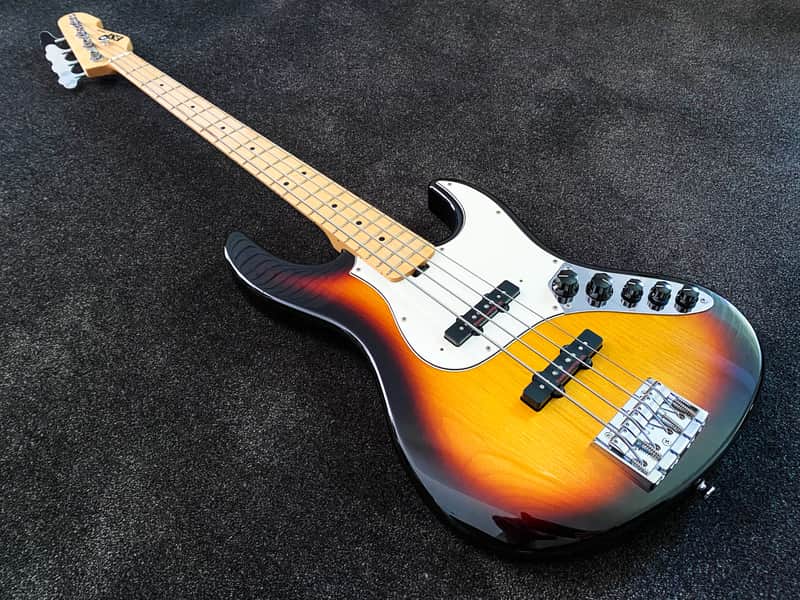 ESP Amaze-ALR 3-Tone Sunburst Jazz Bass - Sado Custom Shop - EXCELLENT condition + ESP gig bag image 1