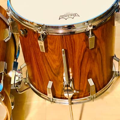Sonor Phonic silver badge Rosewood Inside Out Drum Set 20" 12" & 14" image 9