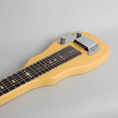 Fender  Champion Lap Steel Electric Guitar (1950), ser. #1265, black gig bag case. image 7