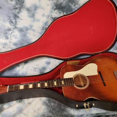 1969 Silvertone Model 1210 Big Stella Redburst Pro Setup New Strings Soft Case image 14