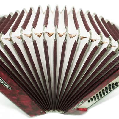 Weltmeister Stella 32 Bass Lightweight Piano Accordion for Beginners Children Kids, made in Germany Small Accordian with New Straps, 2736 image 7