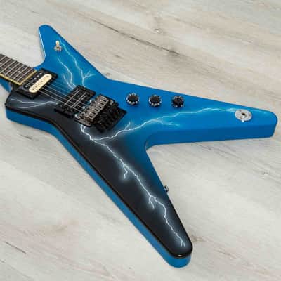 Dean Dimebag Dean from Hell CFH Lightning Bolt Graphic | Reverb