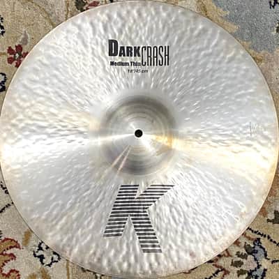 Zildjian K 18” Medium Thin Dark Crash - 1318g - Very Good Condition - We Ship Fast! image 1