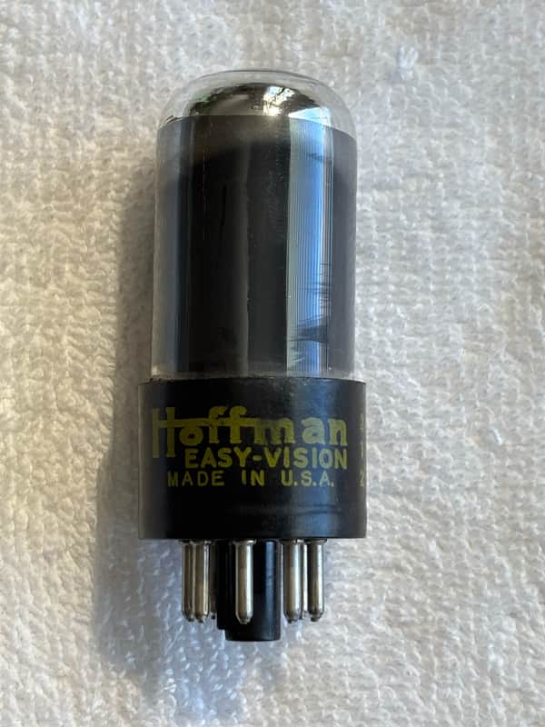 Hoffman 6V6 Vacuum Tube Circa-1960s-Glass image 1