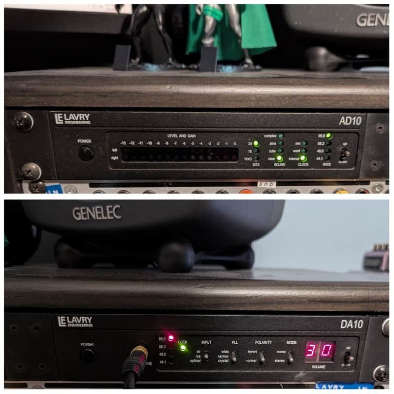 Lavry AD10 & DA10 24-bit 96k black converters | Reverb