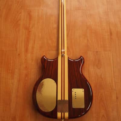 Alembic Series 1 Short Scale 4 string bass 1990 Clear Gloss image 2