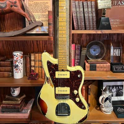 Shabat Leopard 2020s  - Aged Olympic White over 3-tone Sunburst image 1