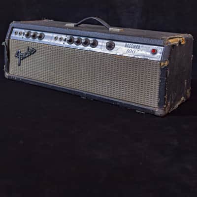 Vintage 1975 Fender Bassman 100 and EV 1 x 15 Bass Cab image 6