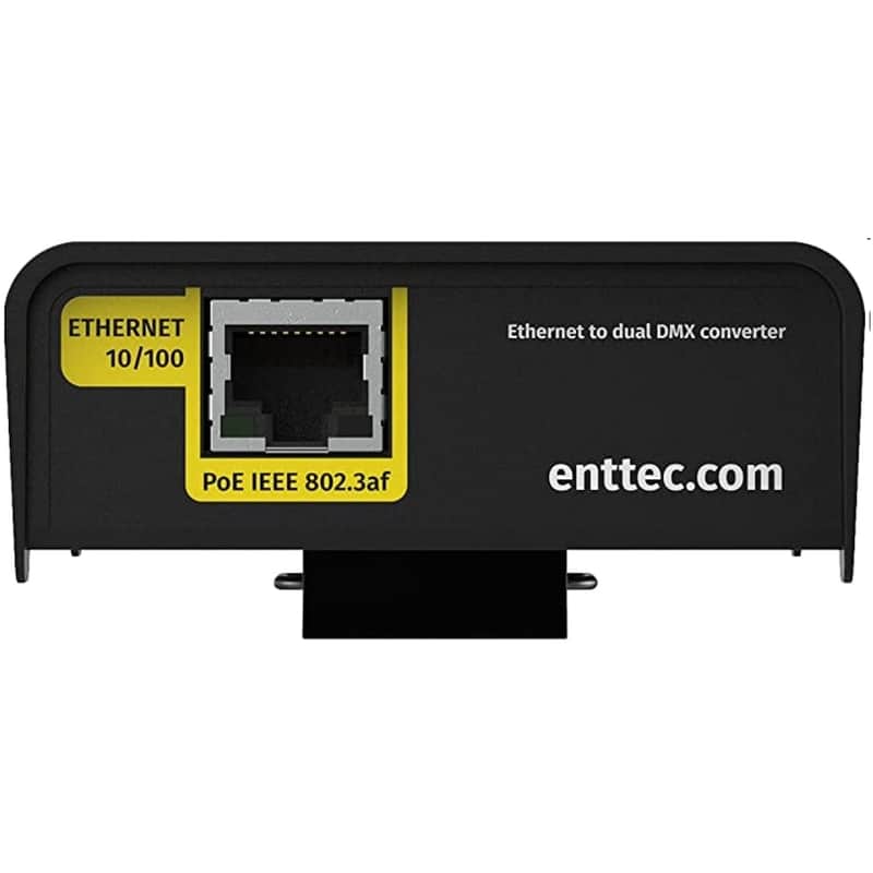 ENTTEC DIN ETHERGATE POE 2 Universe eDMX to DMX Converter Interface image 1