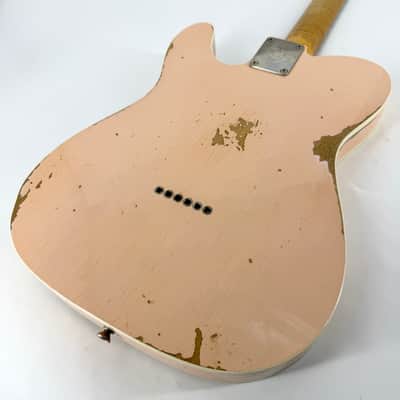 2018 Fender Custom Shop NAMM Ltd Custom Telecaster Relic – Faded Aged Shell Pink image 15