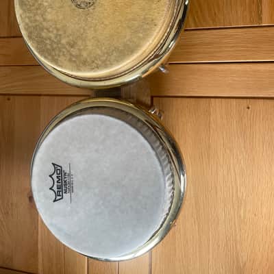 Immagine Latin Percussion LP793X Giovanni Galaxy Series Ash Bongos with Gold Tone Hardware 2010s - Natural - 3