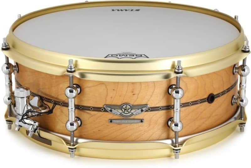 Tama Star Reserve Solid Maple Snare Drum - 5 Inches X 14 Inches Oiled Natural Maple image 1
