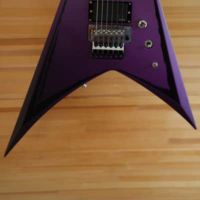 ESP Alexi Laiho Signature Ripped 2021 - Present - Purple Fade Satin with Pinstripes image 5