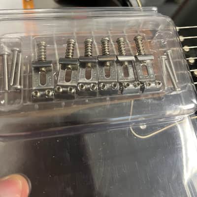 Fender 099-2051-000 American Vintage Stratocaster Saddles (6) 2010s - Nickel image 4