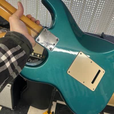 Fender American Standard Stratocaster with Matching Headstock, Rosewood Fretboard 1995 - Ocean Turquoise image 12